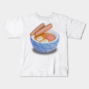 3D JAPANESE FOOD Kids T-Shirt